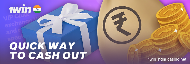 Withdrawal Methods from 1Win for Players in India
