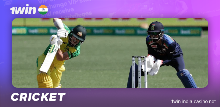 Cricket betting for residents of India at 1Win