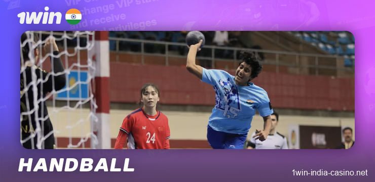 Real-money handball betting at 1Win