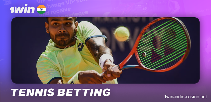 Tennis matches for betting on 1win India
