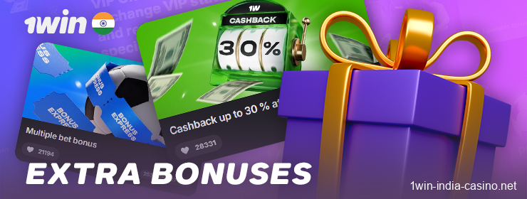 About 1Win extra bonuses for Indians