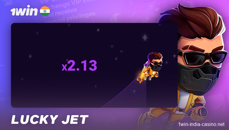 Lucky Jet online on the 1win India website