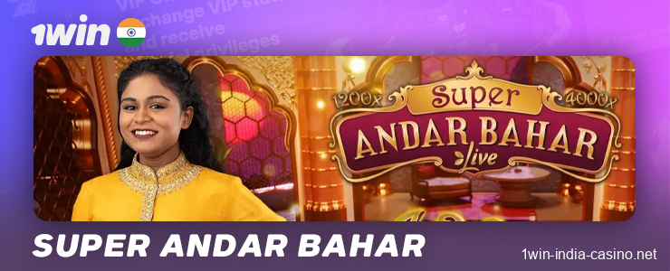 How to Play Live Super Andar Bahar at 1Win India