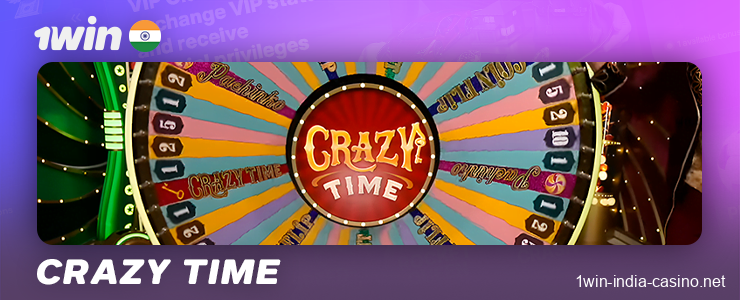 About Crazy Time at 1Win online casino