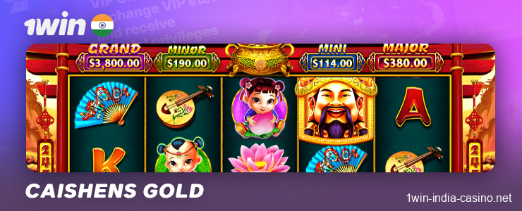 Caishen's Gold online slot available to play at 1Win India